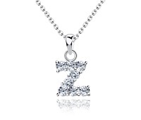 Necklace Silver Z Shape SSLPE-Z